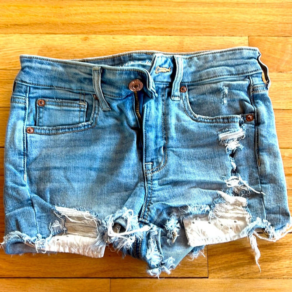 American eagle jean shorts size 2